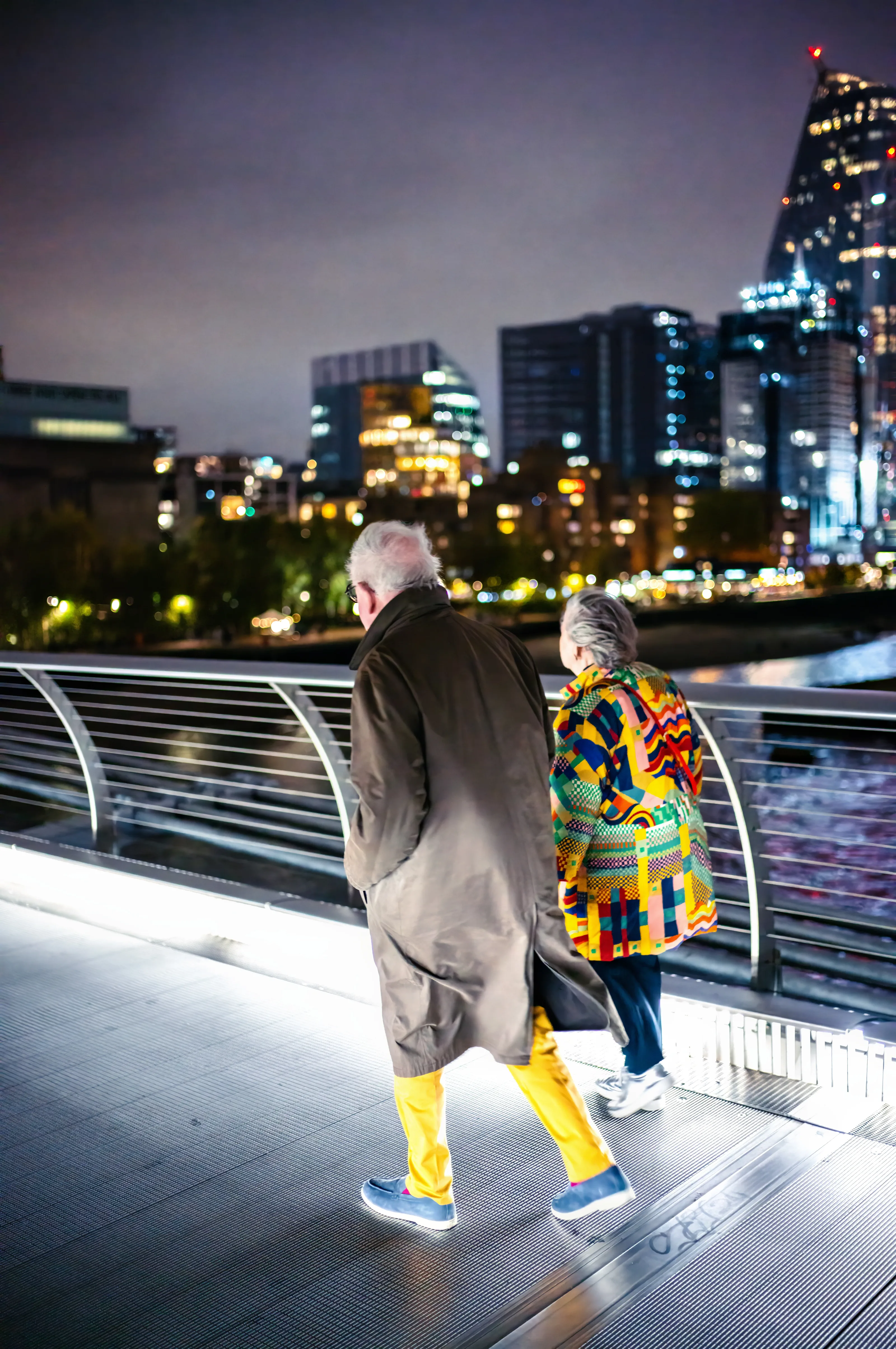 A burst of London street life — colour, movement, and the electric energy of the city distilled into a single candid frame.